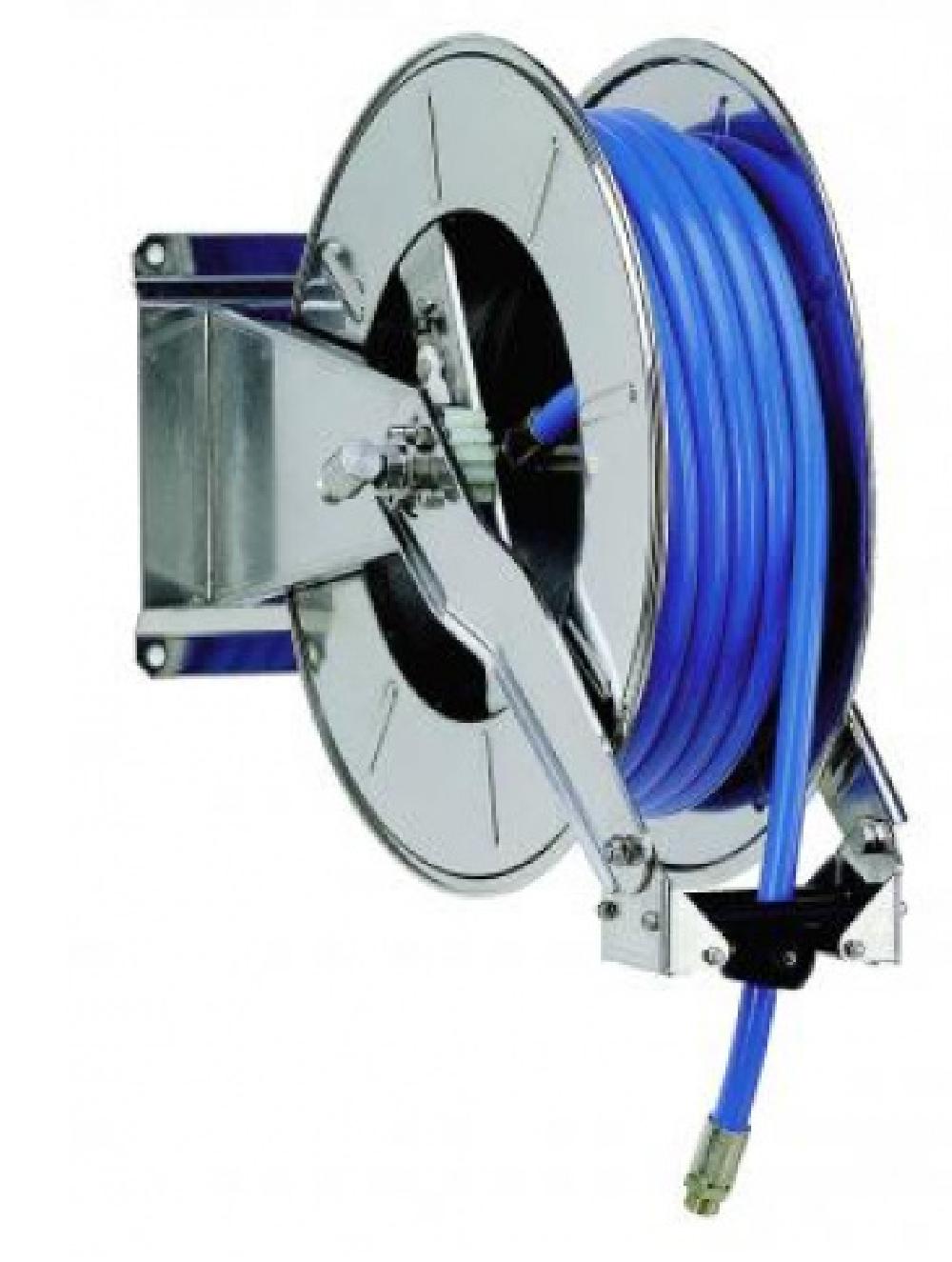 Rozsdamentes acél tömlő orsó + Pro mosókészlet